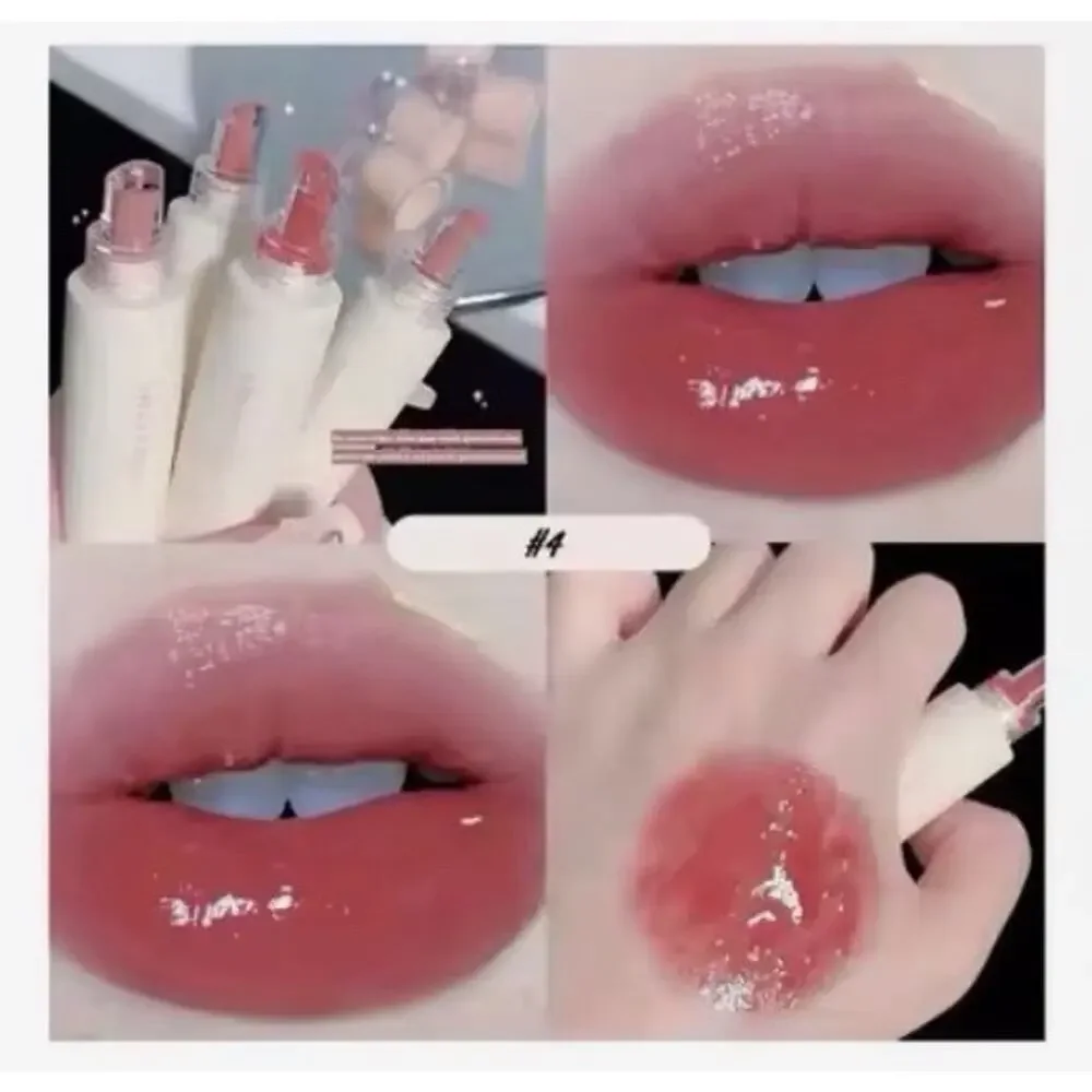 Sweet Mint Jelly Lip Glaze #04 Crystal Glass Lip Tint Hydrating Korean Gloss NEW